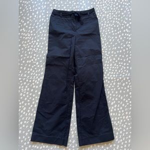 Anthropologie Maeve belted flare long pants